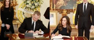 Kung Felipe och drottning Letizia närvarar vid påvens begravning