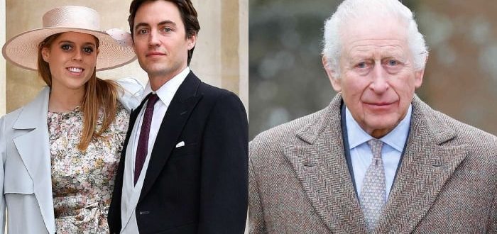 Prinsessan Beatrices make stödjer kung Charles konstutställning