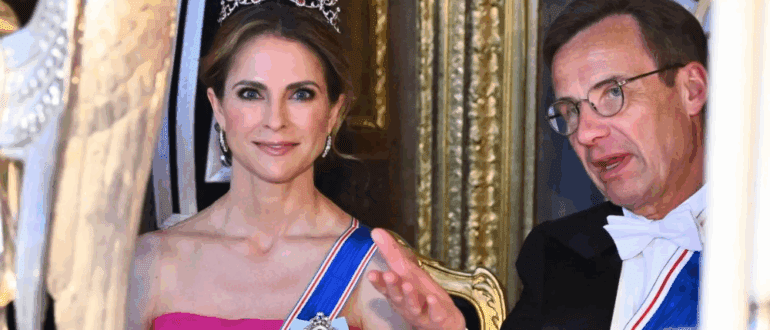 Prinsessan Madeleines Tiara-debut vid Statsbanketten