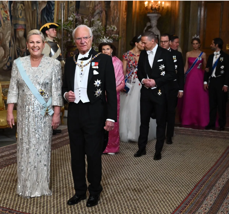 Prinsessan Madeleines Tiara-debut vid Statsbanketten