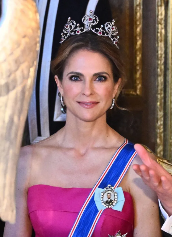 Prinsessan Madeleines Tiara-debut vid Statsbanketten