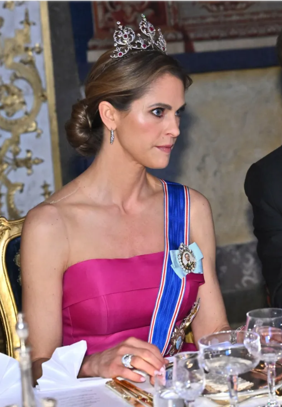 Prinsessan Madeleines Tiara-debut vid Statsbanketten